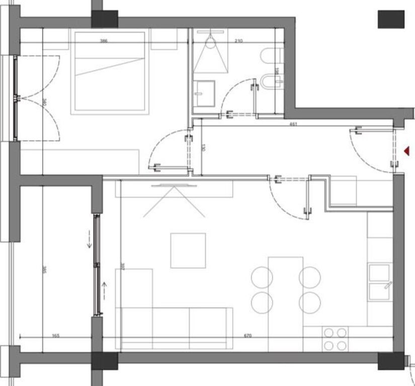 Apartament 1+1+Parking per shitje tek Sun Palase Residence ne Palase.