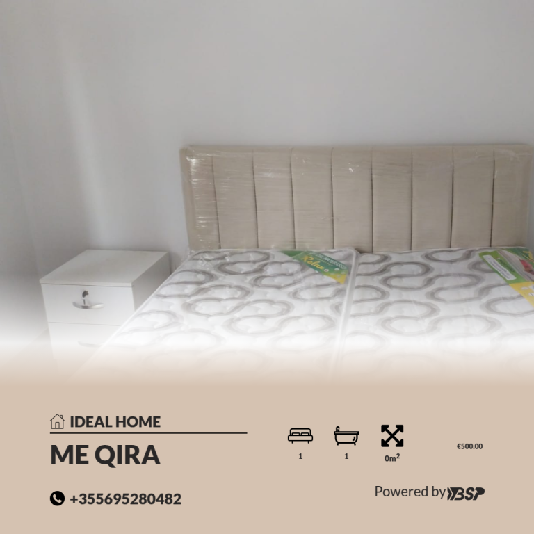 APARTAMENT 1+1 ME QIRA – VARRI I BAMIT (KRYQËZIMI I SPITALIT, PASTICERI LIKA)