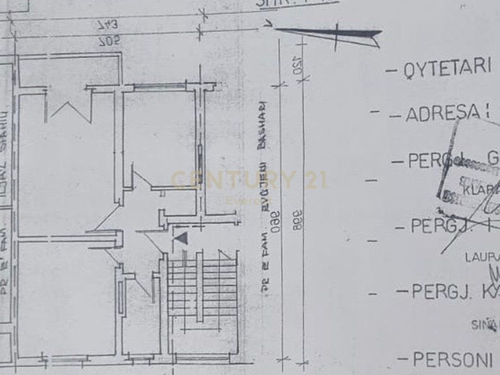 MYSLYM SHYRI, SHESIM APARTAMENT 2+1