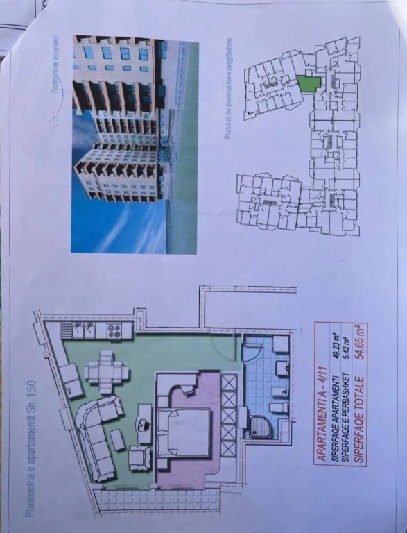 Apartment 1+1 for sale in Astir at Vila L.