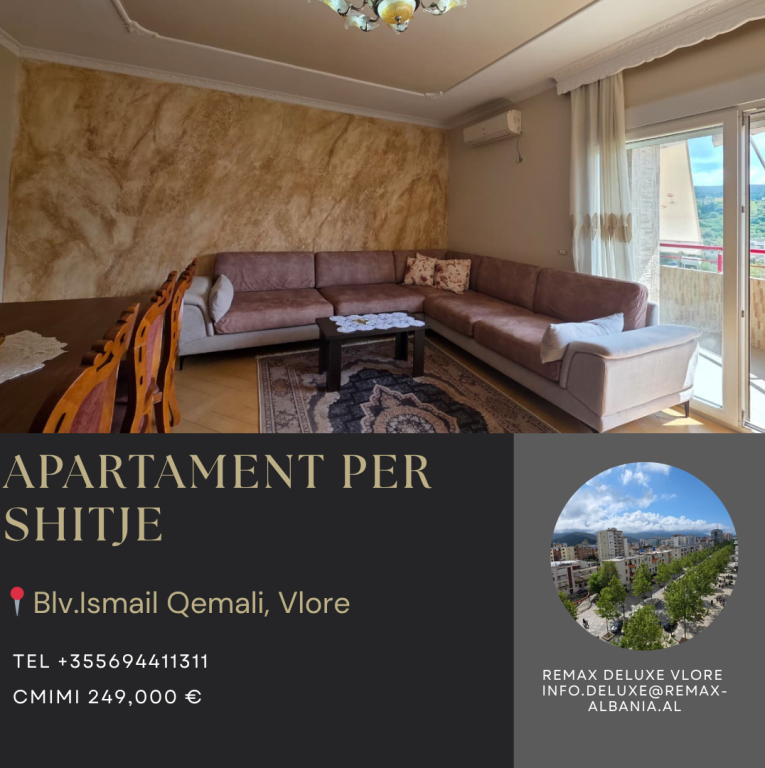 🏡 Apartament 3+1 për shitje pranë Conad, Vlorë