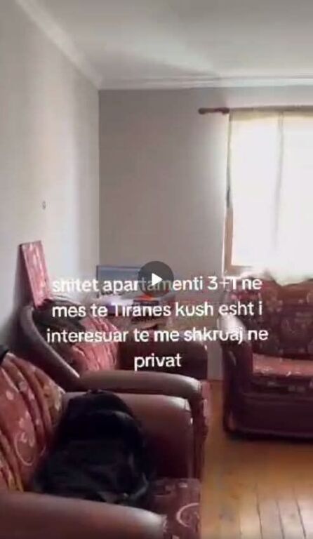 OKAZION: SHITET 2+1 NE QENDER, PAS 15-KATSHIT - TIRANE
