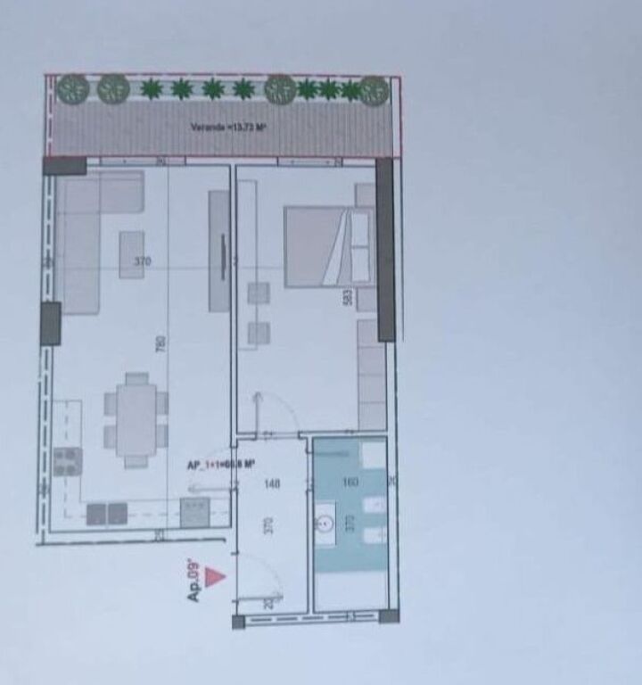 🏡 Shitet apartament 1+1 tek Bushgjoka