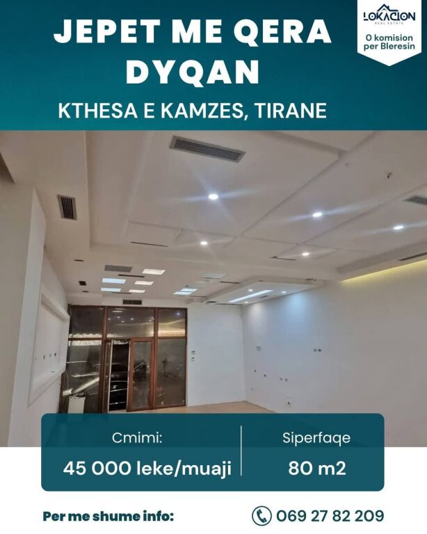 JEPET ME QERA DYQAN 80 M2 - Kthesa e Kamzes