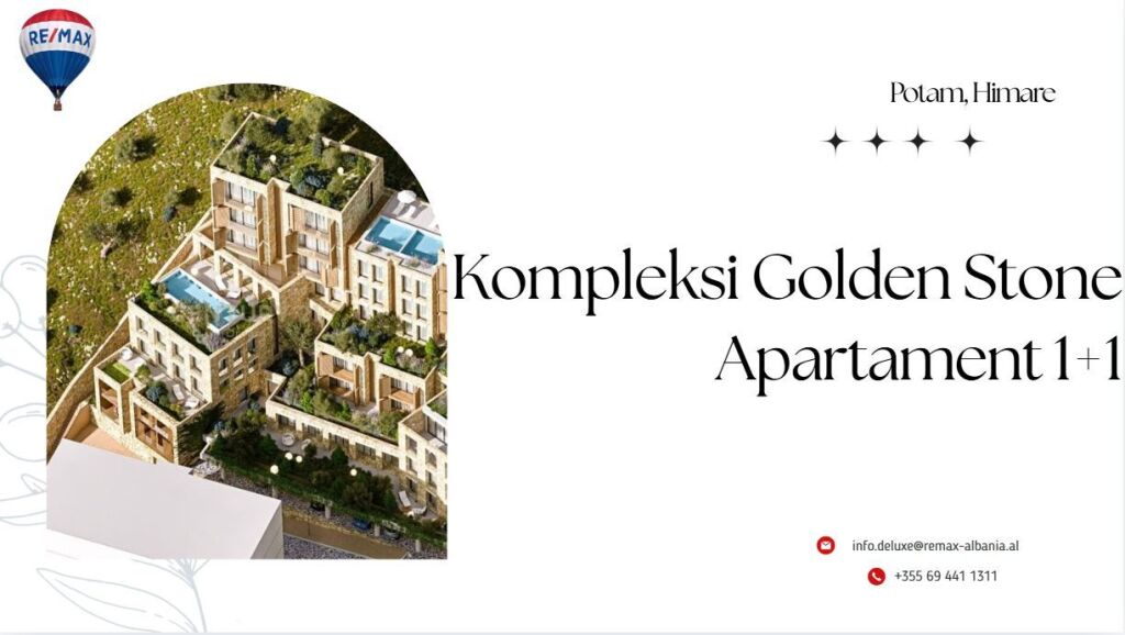 🏡 Apartament për shitje në Golden Stone Residence – Potam, Himarë