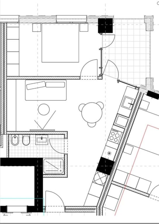 Apartament 1+1 Tek RiverPark Residence/ 1200 euro metri