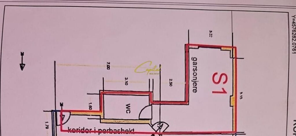 SHITET APARTAMENT GARSONIERE 36 M2 ZOGU I ZI 94.500 EURO