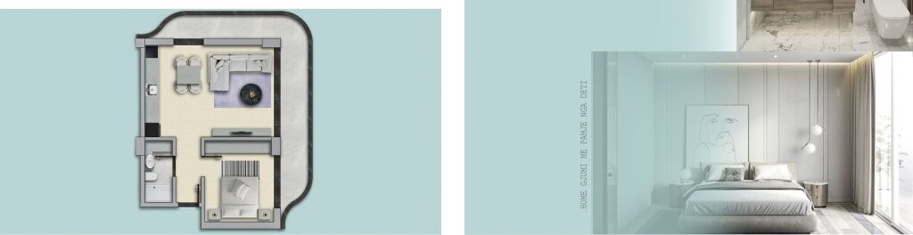 APARTMENTS 1+1 , RANA E HEDHUN