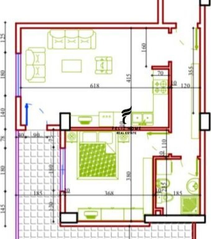 SHITET APARTAMENT 1+1 ASTIR 134.000 EURO FH-70791