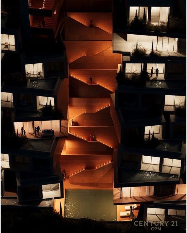 SHITET APARTAMENT 2+1 TEK REZIDENCA TERRA-ROSA, BORSH