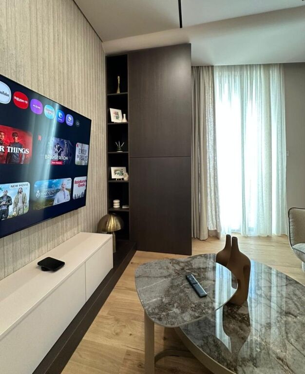 📌 SUPER APARTAMENT 1+1 ME QIRA – Golden Tower, Mine Peza