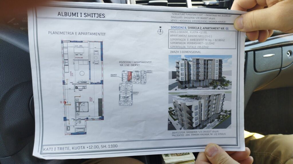 🏠 Shitet Apartament 1+1 (Mundesi konvertimi ne 2+1)