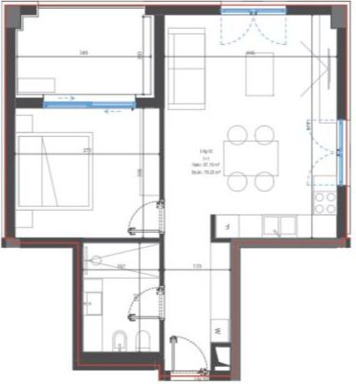 FOR SALE APARTMENT 1+1 DHERMI