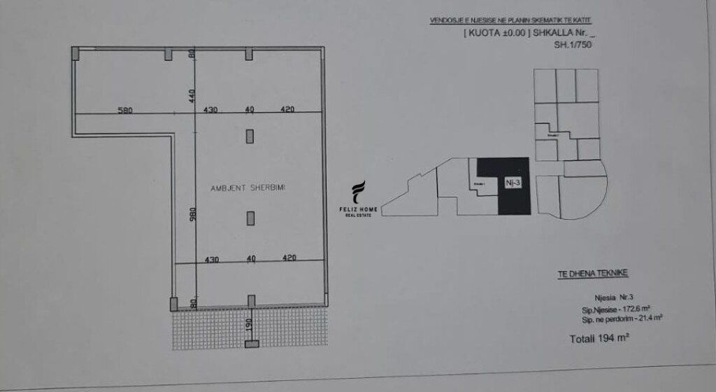 SHITET DYQAN 194 M2 CASA ITALIA 65.000.000 LEKE  FH-70840