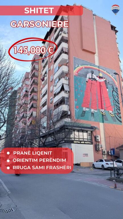 Garsoniere për shitje pranë Liqenit Artificial