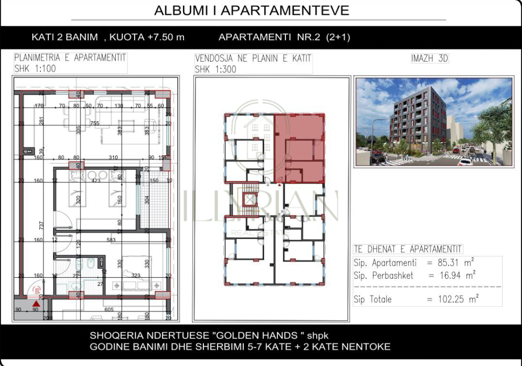 Apartament Modern 2+1 në Paskuqan – Hapësirë, Komoditet dhe Investim i Sigurt