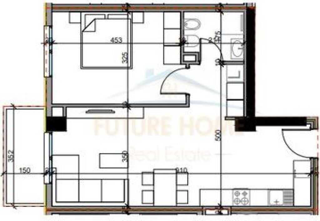 Shitet, Apartament 1+1, "Aluna Residence", Paskuqan, Tiranë.