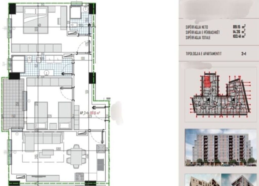 SHITEN APARTAMENTE 1+1 DHE 2+1 NË ZONEN E KAMZES