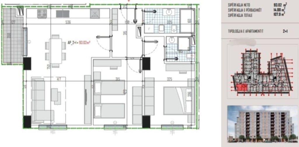 SHITEN APARTAMENTE 1+1 DHE 2+1 NË ZONEN E KAMZES