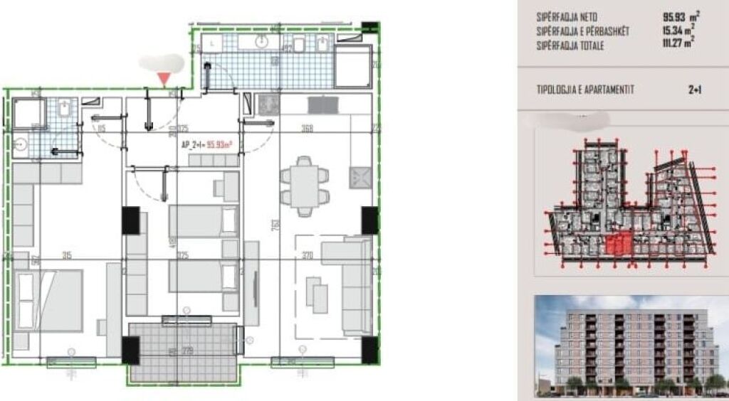 SHITEN APARTAMENTE 1+1 DHE 2+1 NË ZONEN E KAMZES
