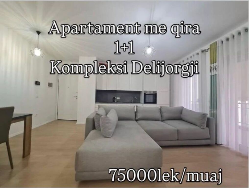 🏡 Apartment 1+1 for rent 📍 Delijorgji Complex, Tirana💶 Price: 75,000 lek/month