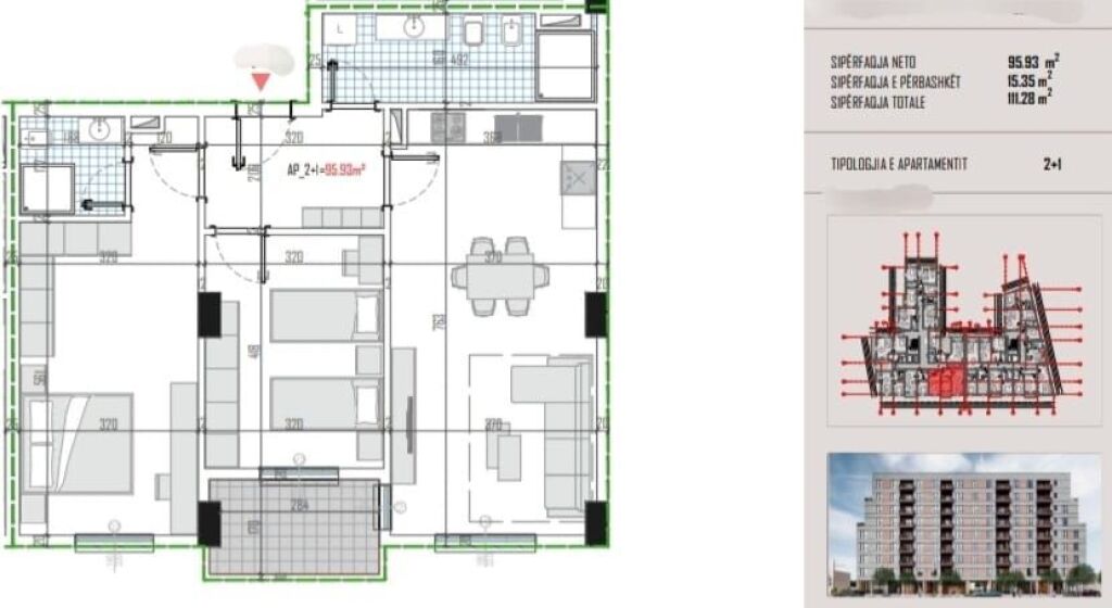 SHITEN APARTAMENTE 1+1 DHE 2+1 NË ZONEN E KAMZES