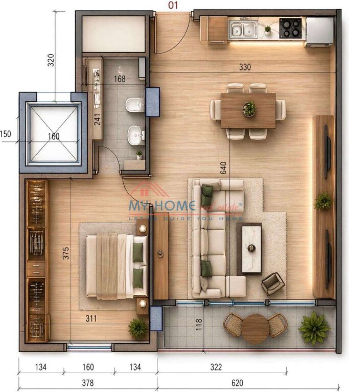 Apartament 1+1 ne Shitje tek Lake side ne Paskuqan