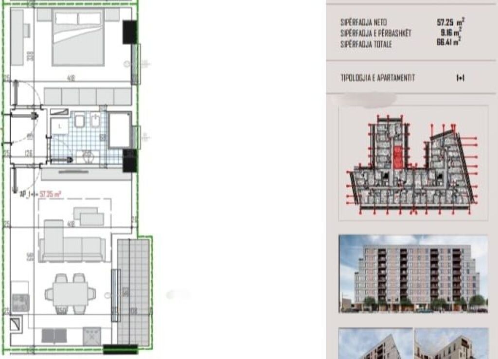 SHITEN APARTAMENTE 1+1 DHE 2+1 NË ZONEN E KAMZES