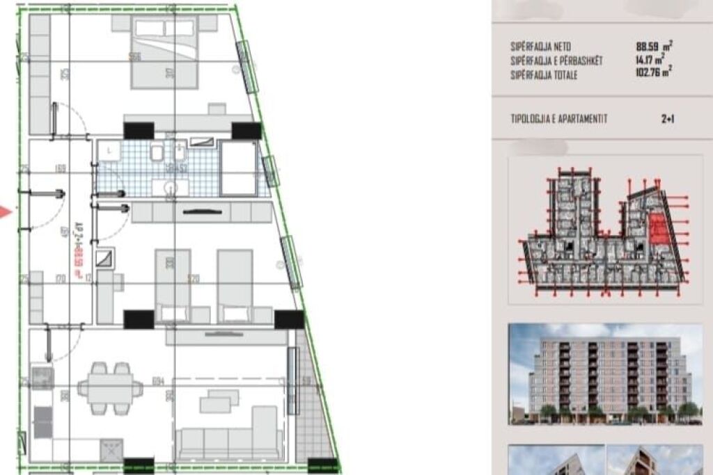 SHITEN APARTAMENTE 1+1 DHE 2+1 NË ZONEN E KAMZES