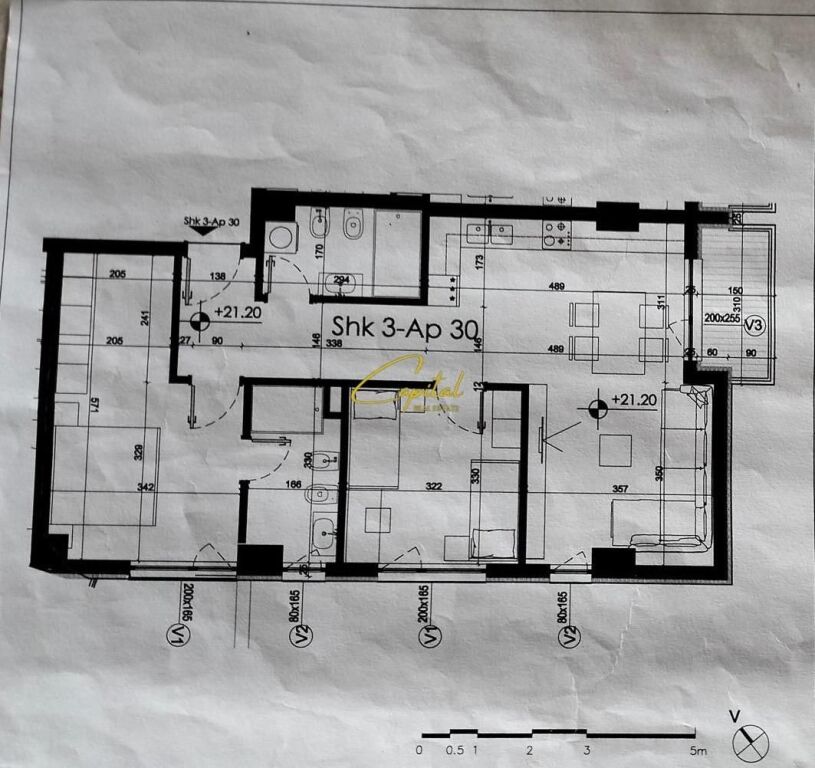APARTAMENT ME QIRA 2+1 ISH FUSHA AVIACIONIT 800 EURO