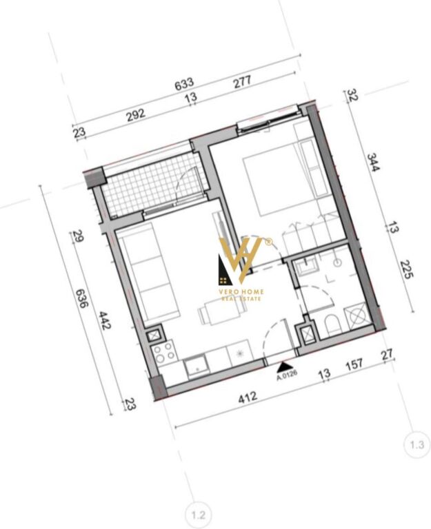 APPARTAMENTO 1+1 IN AFFITTO A OXA, FRESK 40.000 LEKE