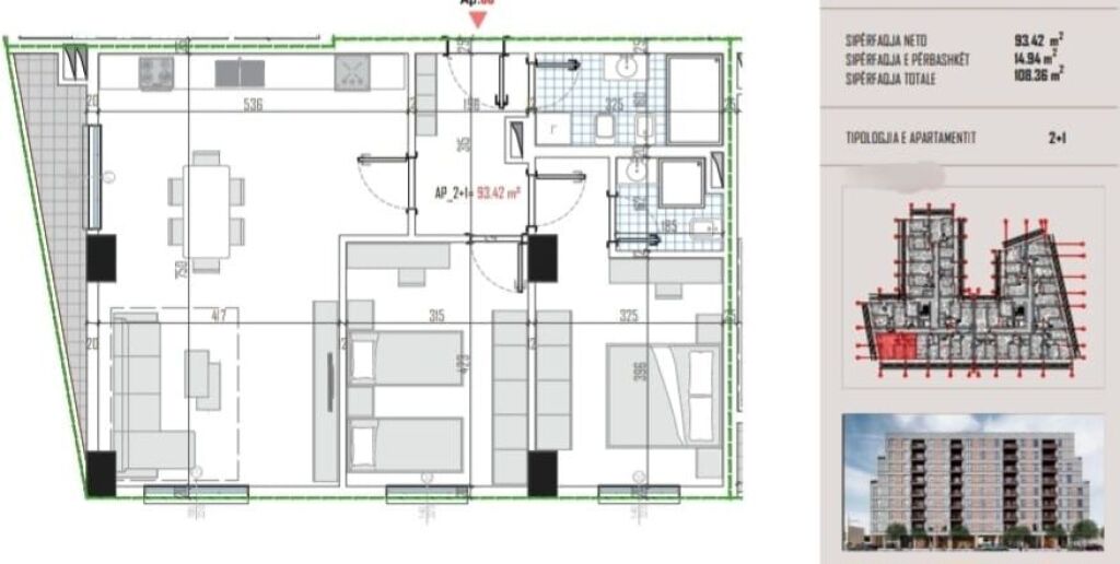 SHITEN APARTAMENTE 1+1 DHE 2+1 NË ZONEN E KAMZES