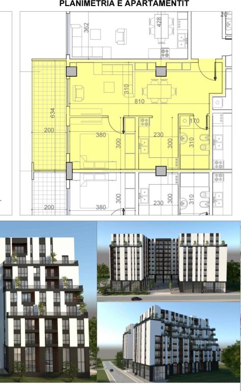 SHITET : 1+1 +Kuzhine e vecuar📍Paskuqan (Belfiore Residence) - Orientim:Jug🌞 - 89,500€ - Sp.78m² || Vendodhje Strategjike &amp; Ambient i qete🌳