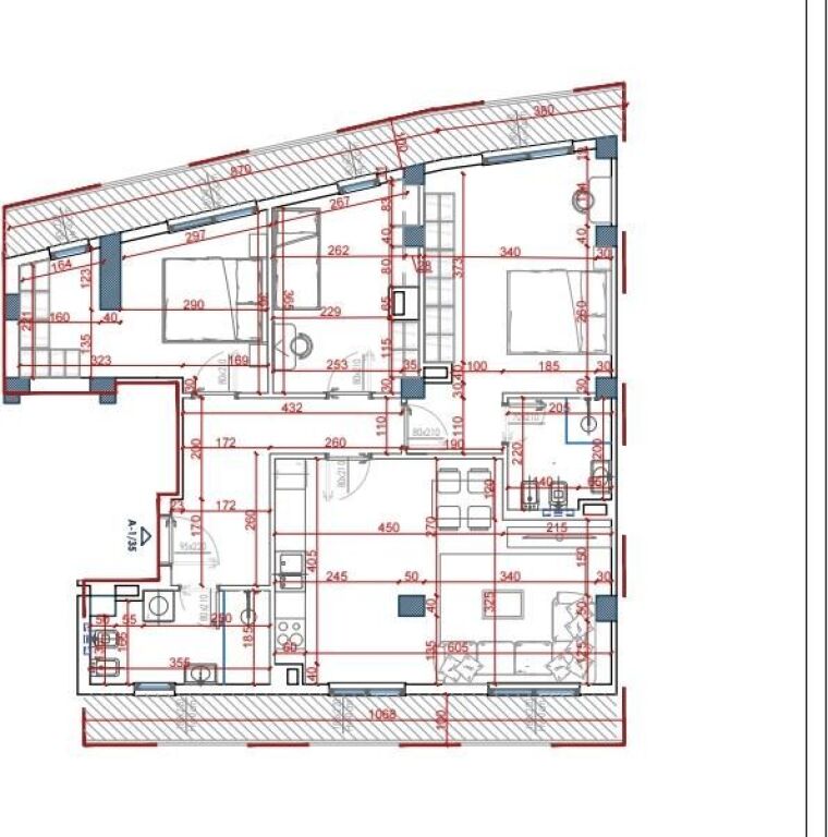 SHITET PENTHOUSE : 3+1+2wc +1 Post Parkimi📍Paskuqan (Buze Rruges kryesore) - 🔥1100€/m²🔥 - 185,000€ - Sp.149m² || Pamje Panoramike🌞