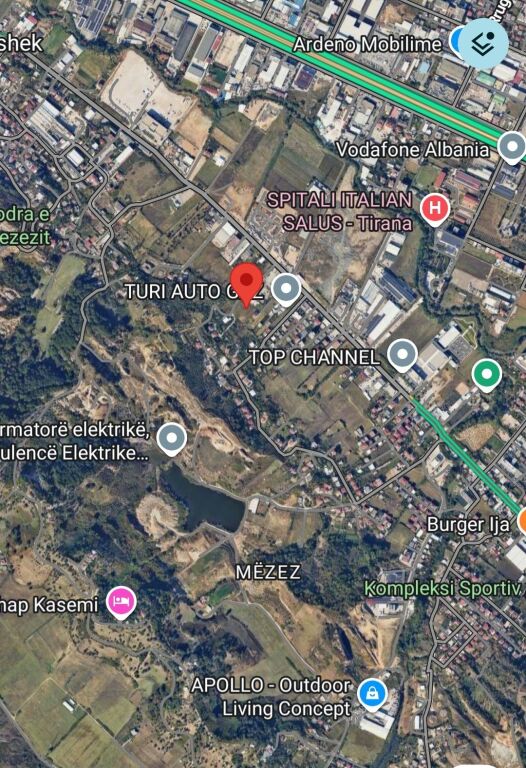Jepet me Qira Prone 700 m2 - Kashar, Tirane