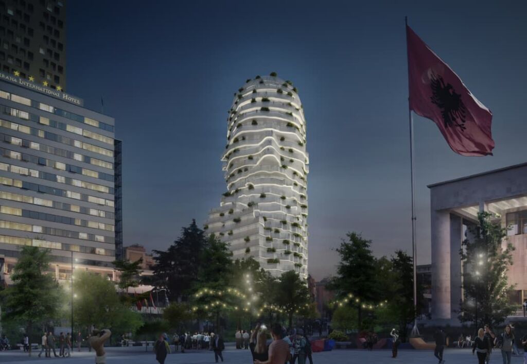 SHITET✨️: 1+1+2wc &amp; Ballkon Gjigand 📍Qender, Tirana's Rock | 574,000€ | 4500€/m2 🔥 Ndertim V.2026