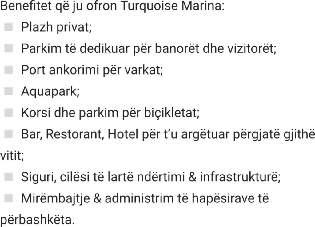 🌊 Vendesi Villa Individuale di Lusso T1 a Turquoise Marina, Hamallaj – Investimento Esclusivo Costiero