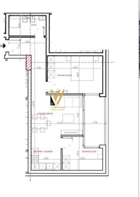 SHITET APARTAMENT 2+1+BLK TEK ASTIR 2 REZIDENCE 105.000 EURO