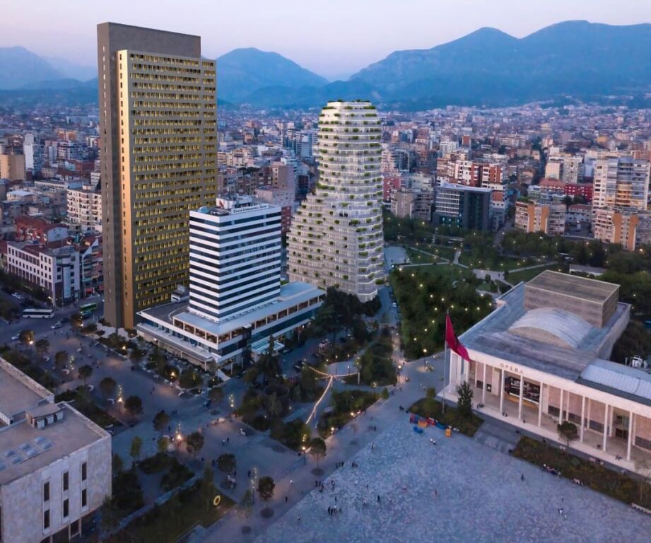 SHITET✨️: 1+1+2wc &amp; Ballkon Gjigand 📍Qender, Tirana's Rock | 574,000€ | 4500€/m2 🔥 Ndertim V.2026