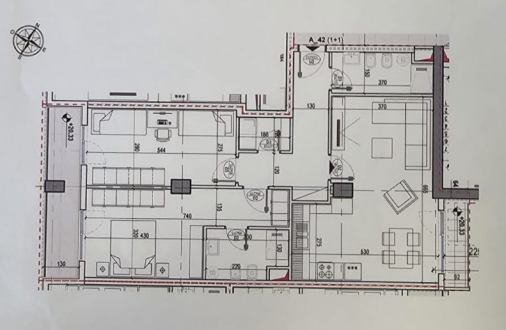 SHITET APARTAMENT 2+1 – Bulevardi i Ri (Orbital 5)