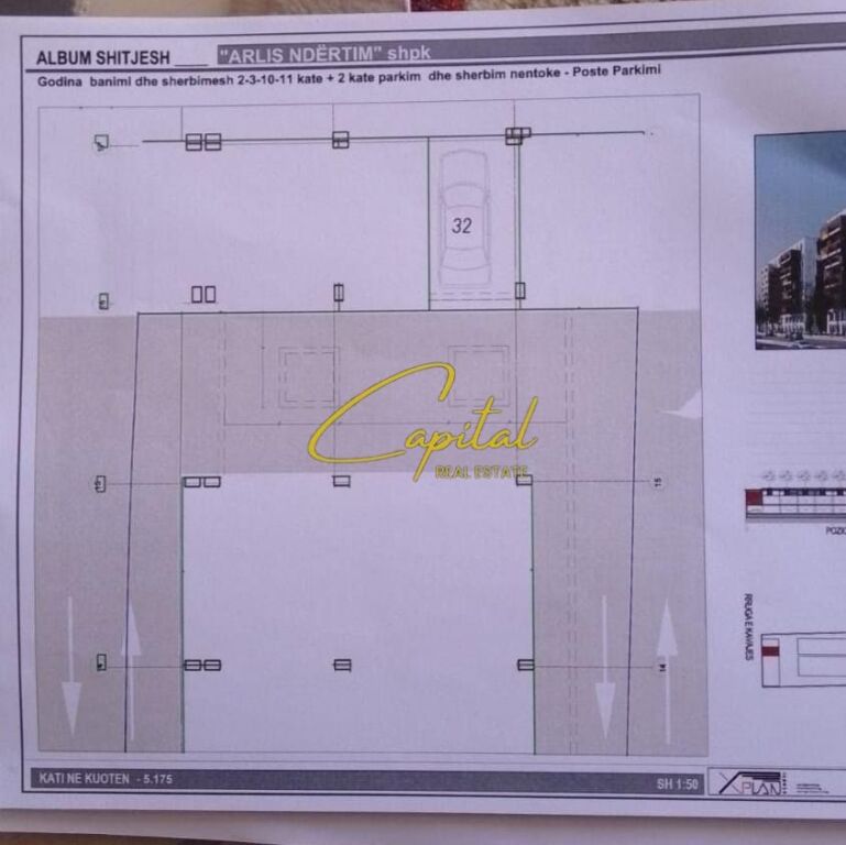 SHITET POST PARKIMI 17 M2 KOMPLEKSI SQUARE 21 43.000 EURO
