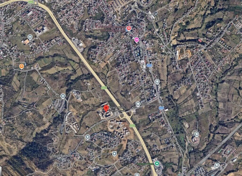 SHITET APARTAMENT 2+1+2 - MJULL-BATHORE , REZIDENCA TIRANA CIELO