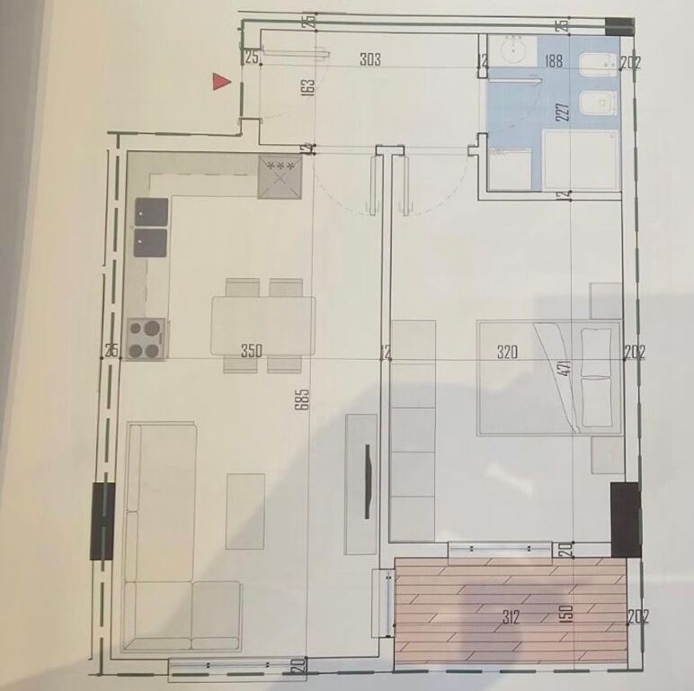 Shesim Apartament 1+1, Illyrian Residence - Paskuqan