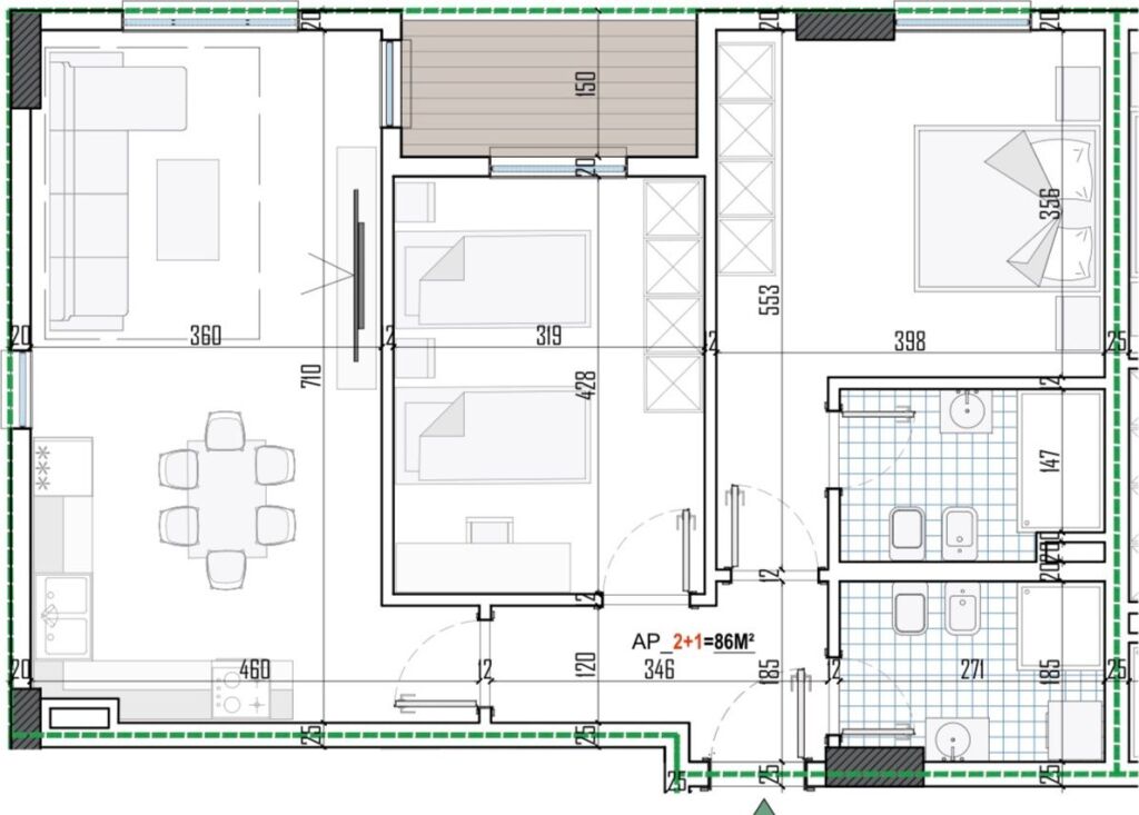 ✨Vendesi in vendita Appartamento 2+1 📍Paion Residence, Paskuqan