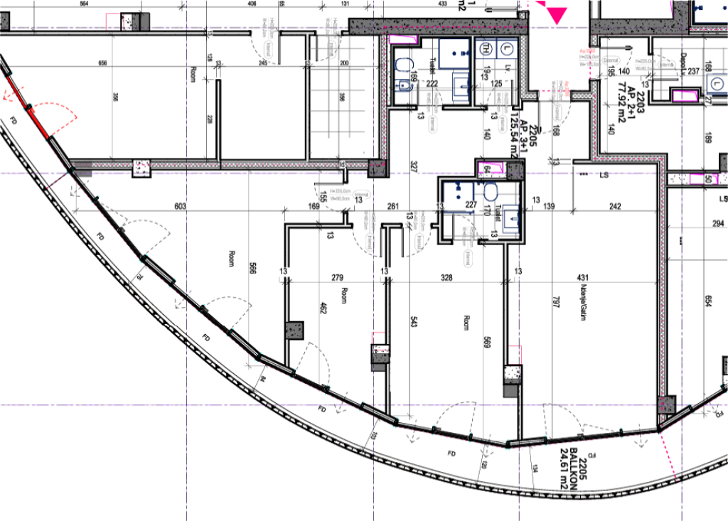 SHITET APARTAMENT 2+1+2 + DEPO – Tirana’s Rock, Qendër