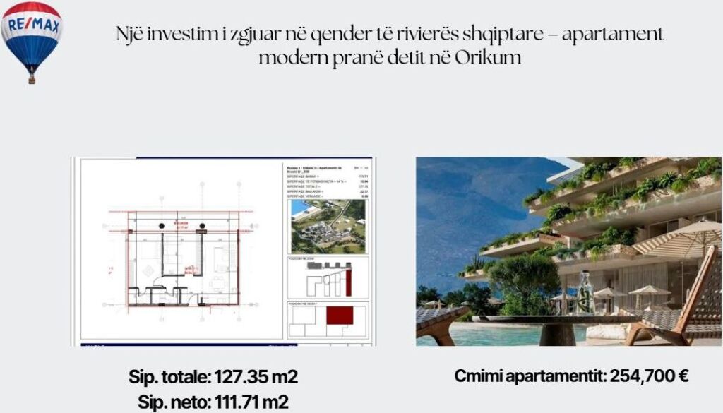 🌊Apartament 2+1 në Orikum – pranë detit!