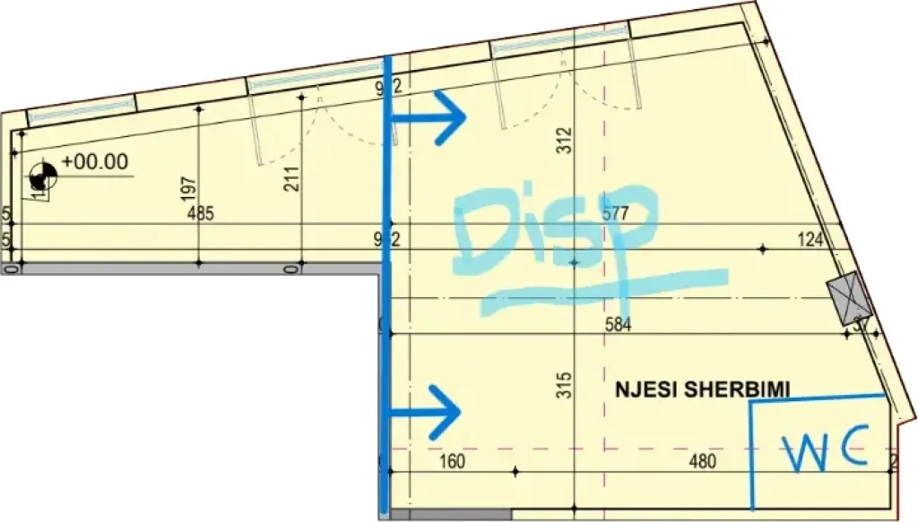 Rent | Ambjent Biznesi | Rruga e Barrikadave | 430 €/month
