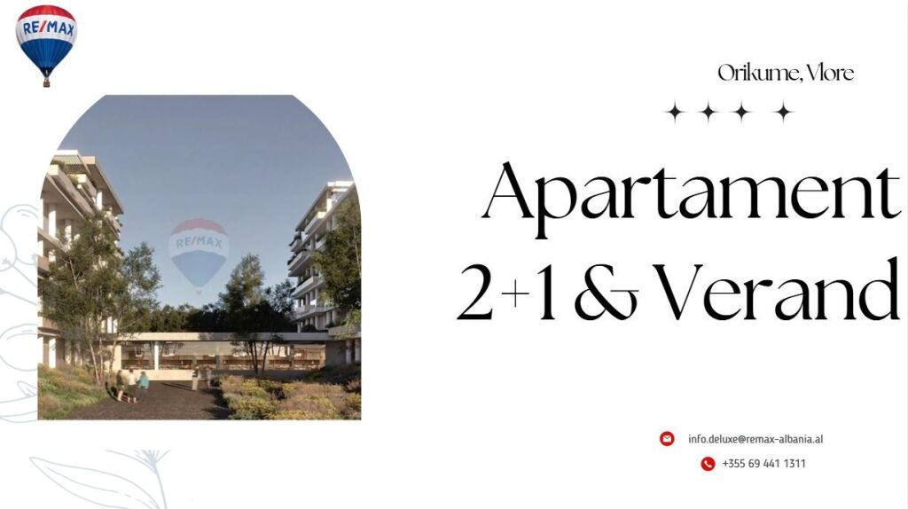 🌊Apartament 2+1 &amp; Verand në Orikum – pranë detit!