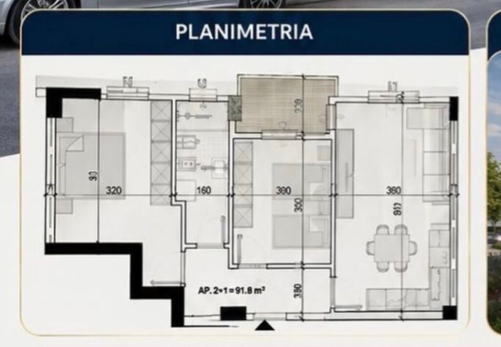 Appartamento 2+1 Venatino in vendita, Kamez