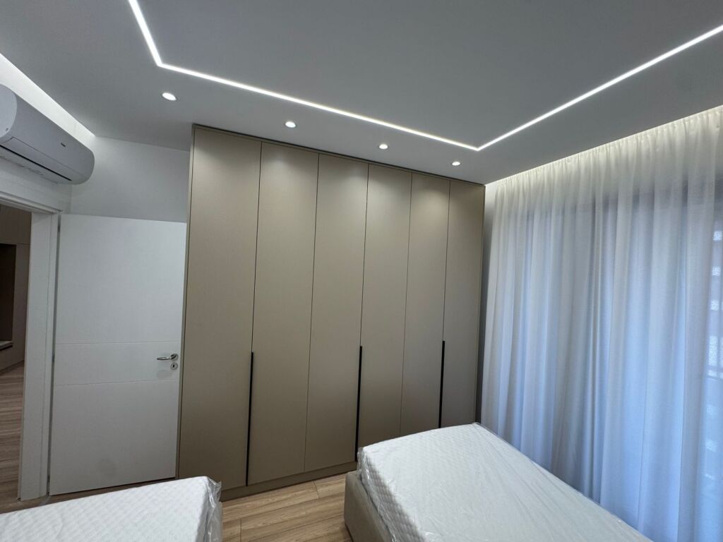 ✨For rent 2+1 apartment in Astir (Urban Gate Complex) Area: 110 m2+ balcony Natural lighting in all rooms, with open view from the boulevard Floor: 6 The apartment is newly furnished, with completely new furniture and appliances, ready for immediate occupancy. Optional parking space on floor -1 • Very favorable location, in one of the most preferred complexes in the Astir area  Price: • 73,000 Lek/month (without parking space) • 80,000 Lek/month (with parking space)